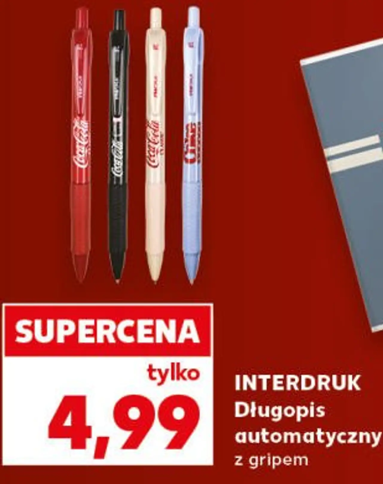 INTERDRUK Długopis automatyczny z gripem