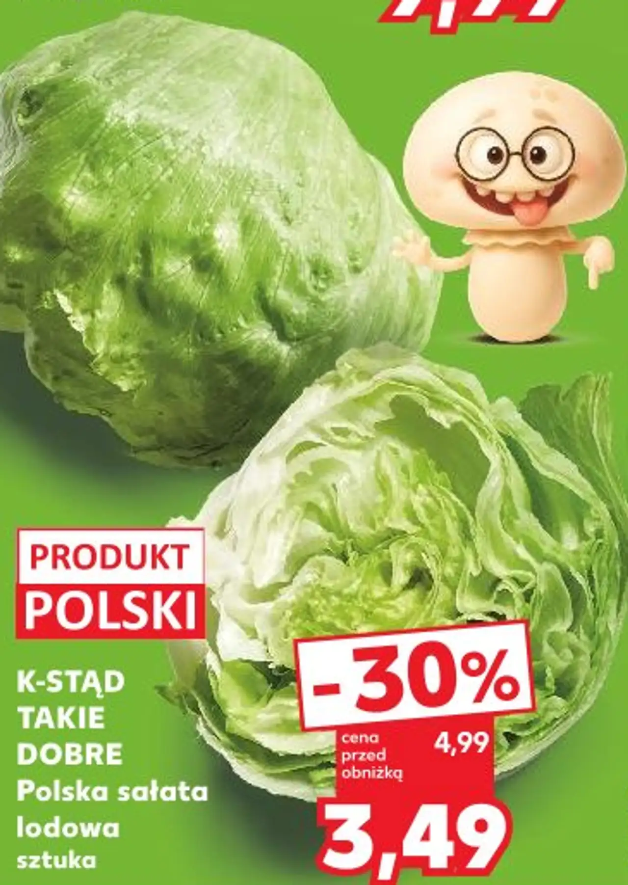 K-Stąd Takie Dobre Polska sałata lodowa
