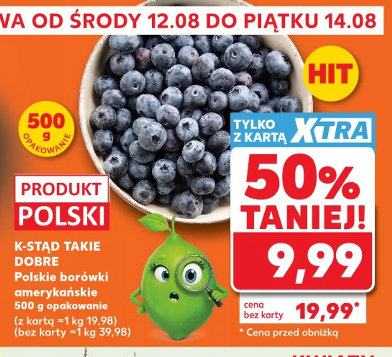 Polskie borówki amerykańskie K-Stąd Takie Dobre