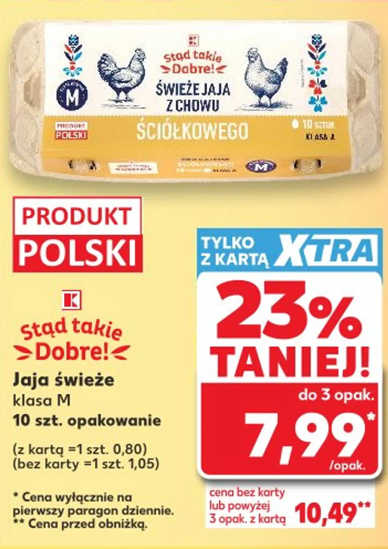 Stąd takie Dobre! Jaja świeże klasa M ściółkowe