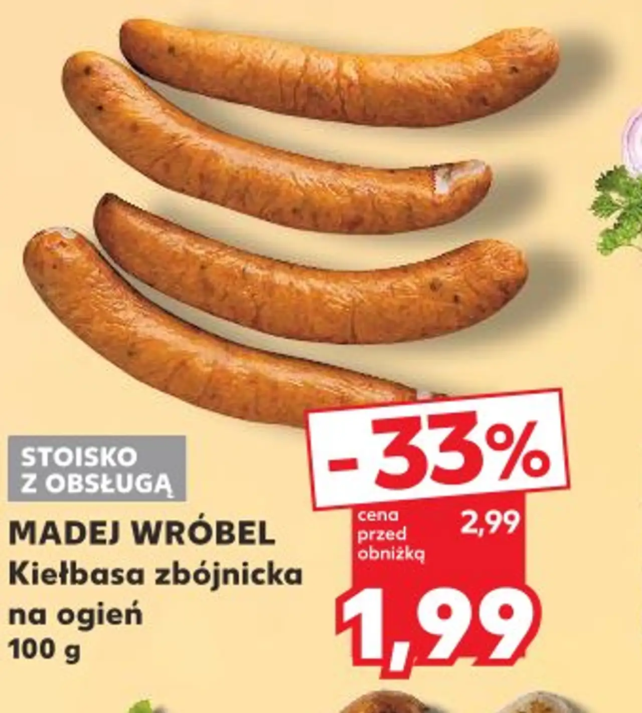 Madej Wróbel Kiełbasa zbójnicka na ogień