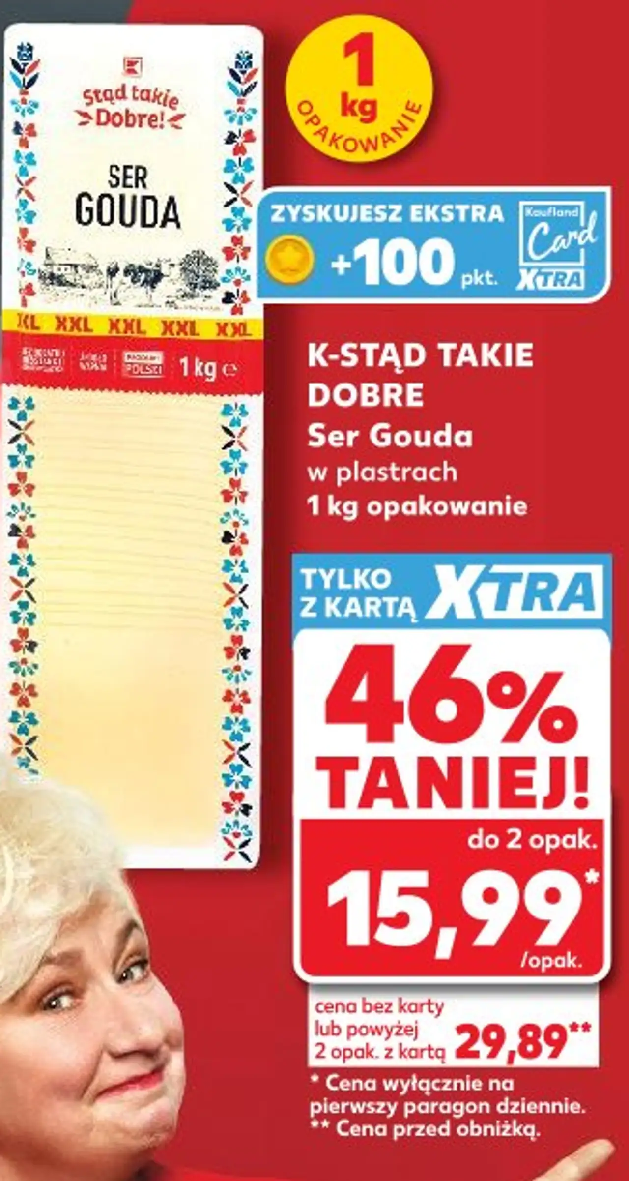 K-STĄD TAKIE DOBRE Ser Gouda w plastrach
