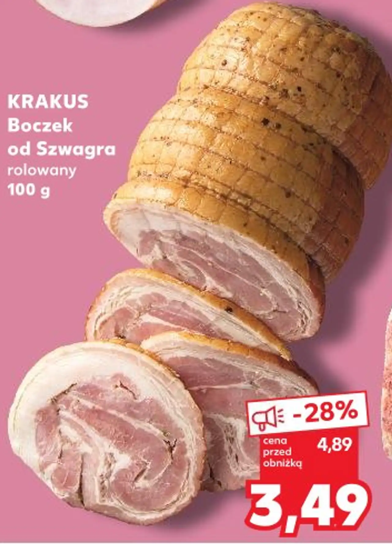 Krakus Boczek od Szwagra rolowany 100 g
