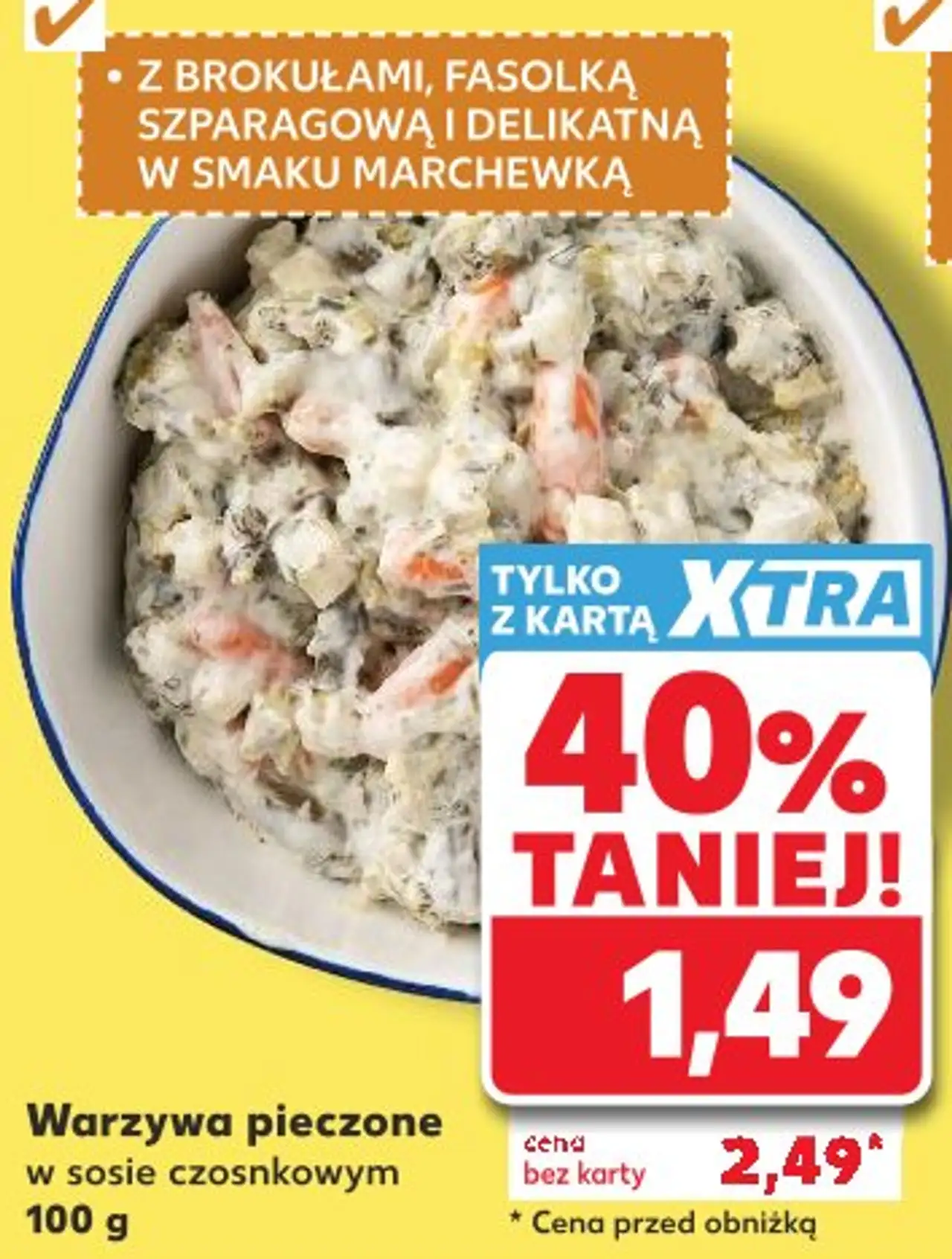 Warzywa pieczone w sosie czosnkowym