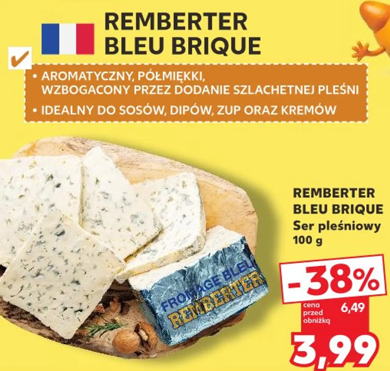 Remberter Bleu Brique Ser pleśniowy