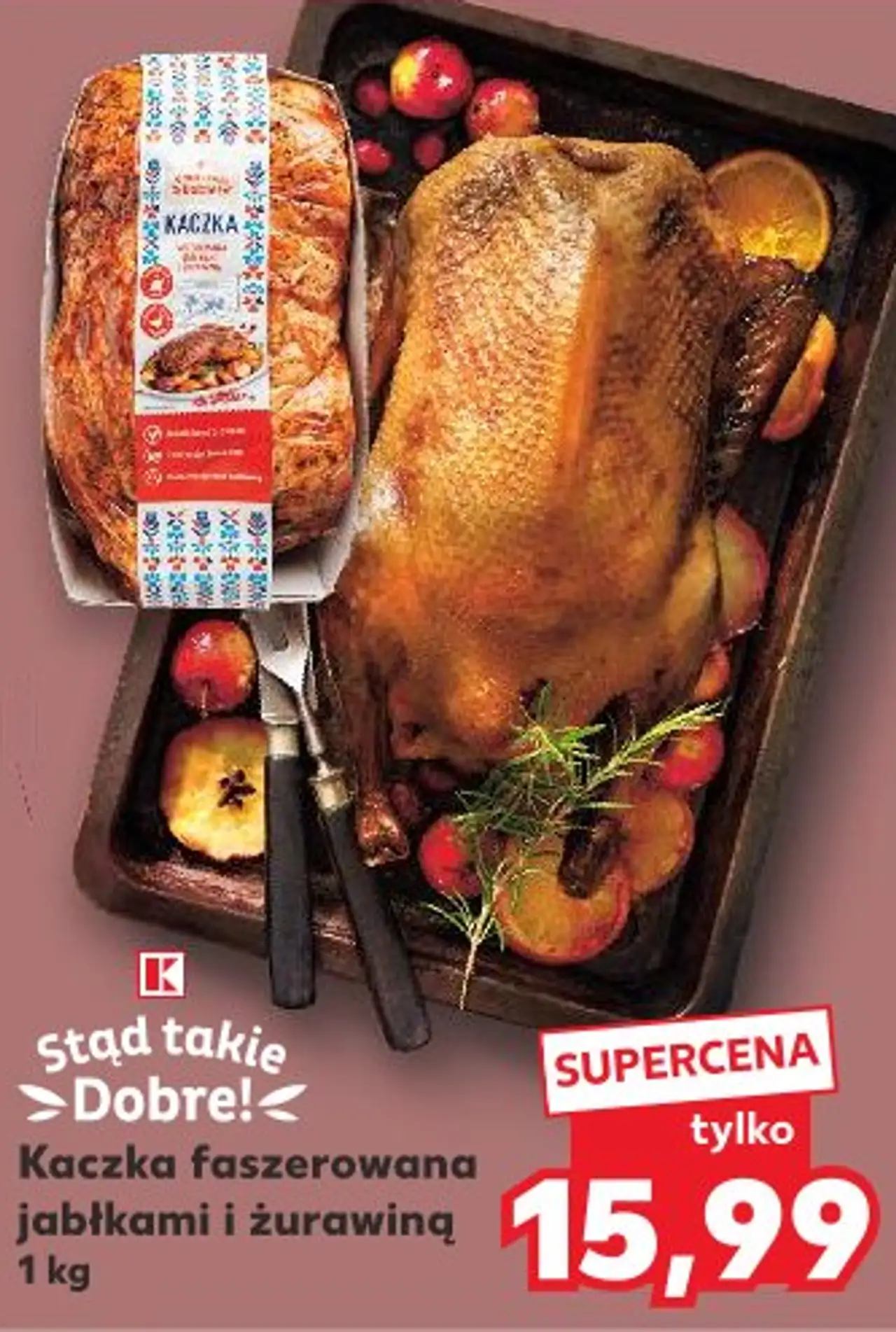 Stąd takie Dobre! Kaczka faszerowana jabłkami i żurawiną