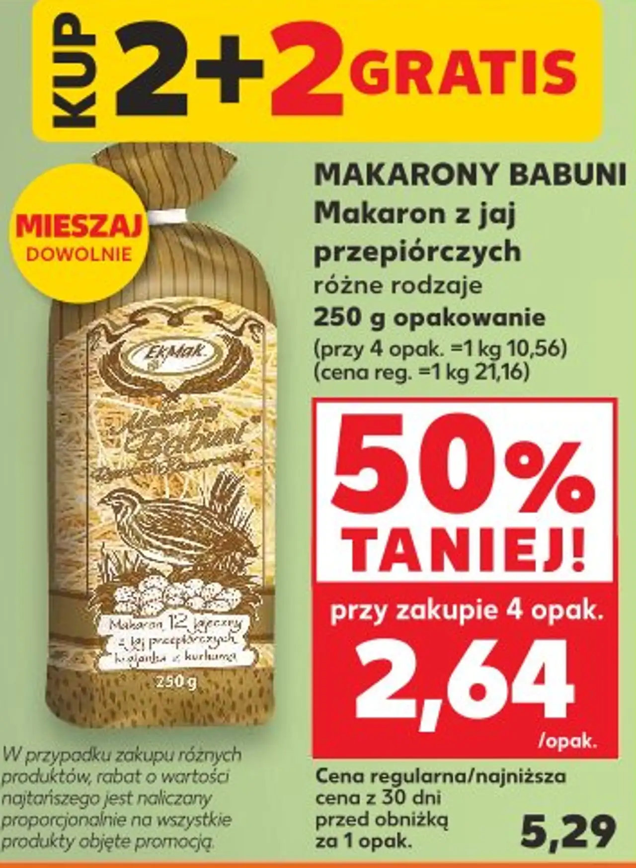 Makaron z jaj przepiórczych Makarony Babuni