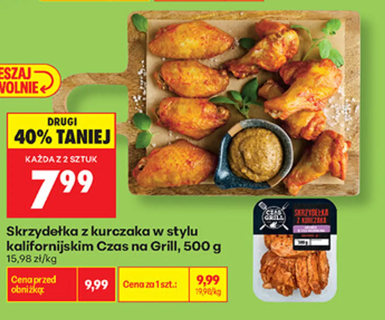Skrzydełka z kurczaka w stylu kalifornijskim Czas na Grill