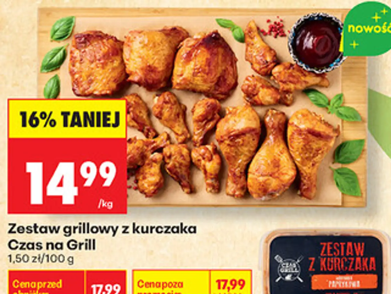 Zestaw grillowy z kurczaka Czas na Grill