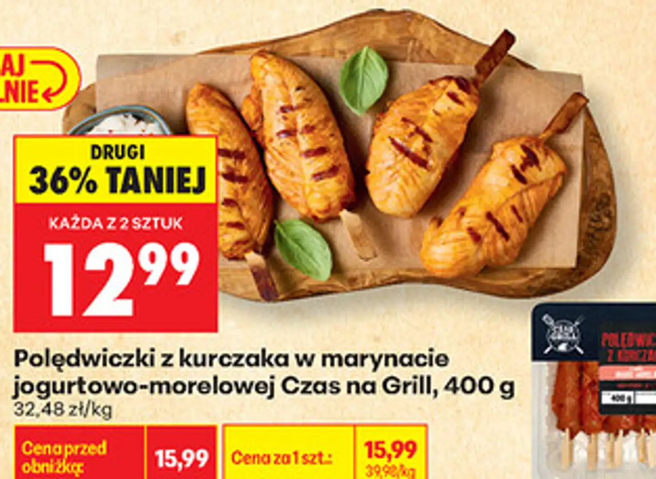 Polędwiczki z kurczaka w marynacie jogurtowo-morelowej Czas na Grill