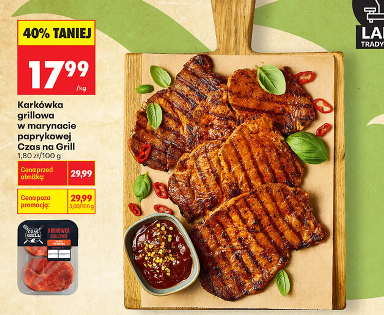 Karkówka grillowa w marynacie paprykowej Czas na Grill