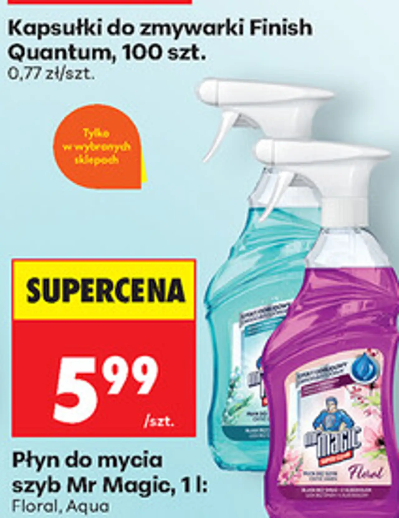Płyn do mycia szyb Mr Magic, 1 l
