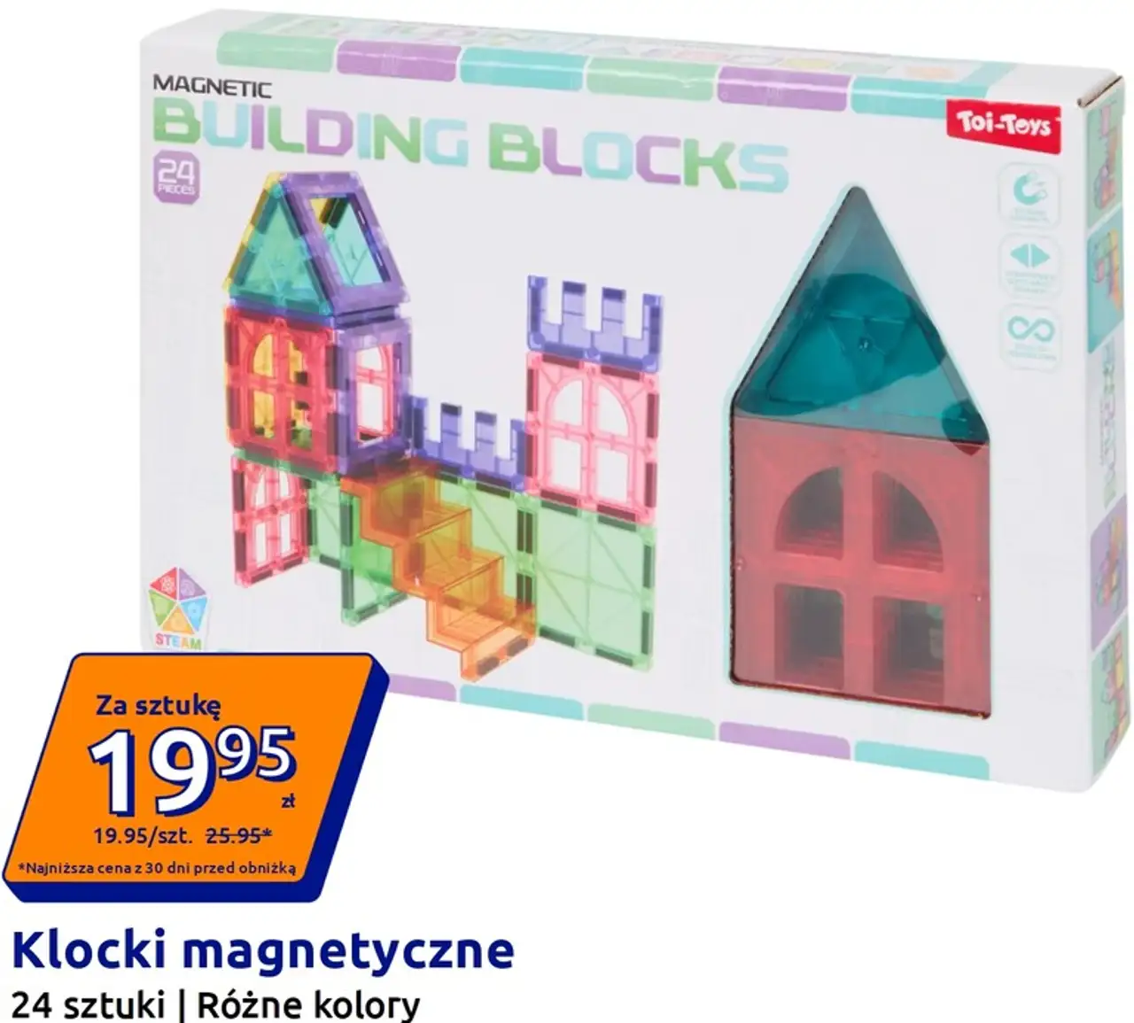 Toi-Toys Klocki magnetyczne