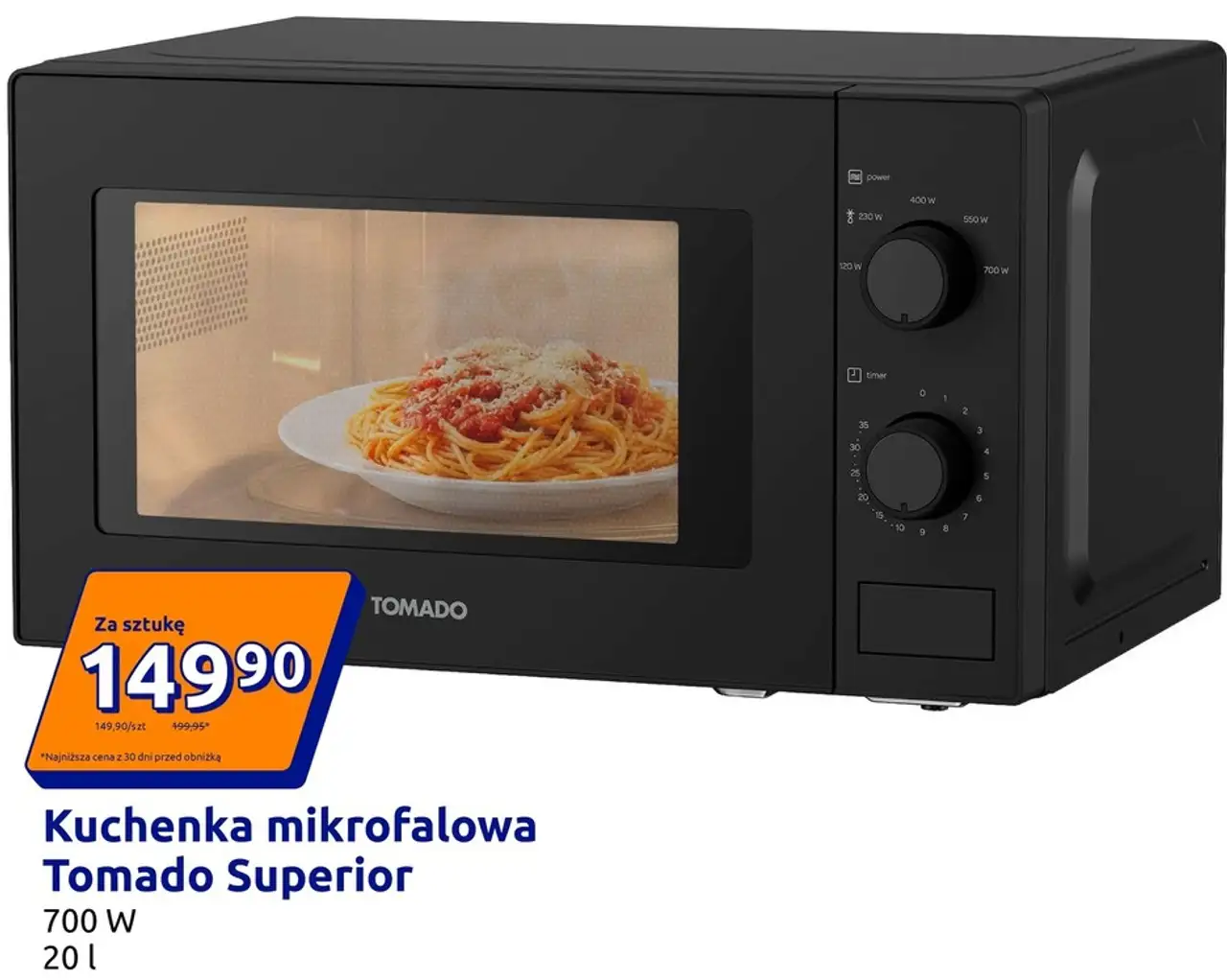 Kuchenka mikrofalowa Tomado Superior