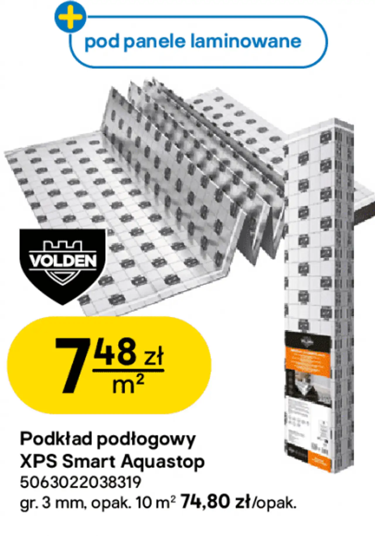Podkład podłogowy XPS Smart Aquastop