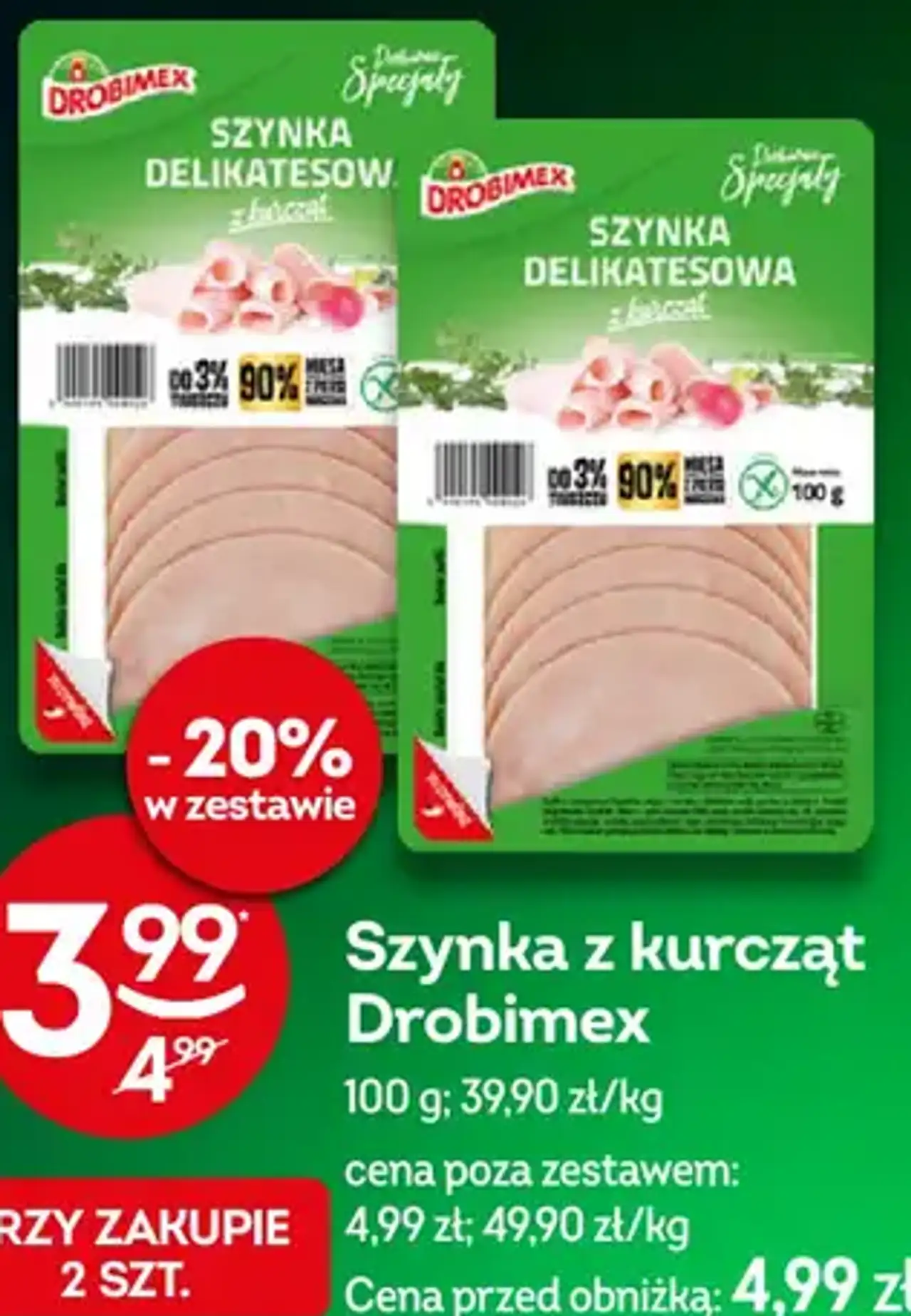 Szynka z kurcząt Drobimex
