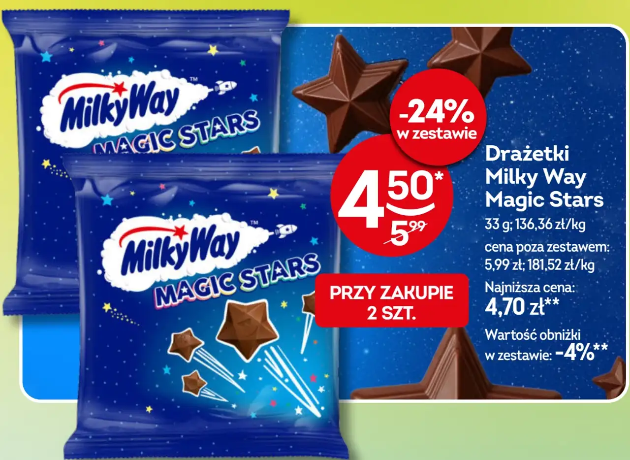 Drażetki Milky Way Magic Stars