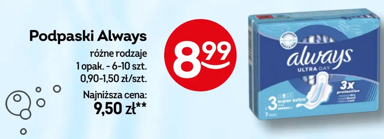 Podpaski Always