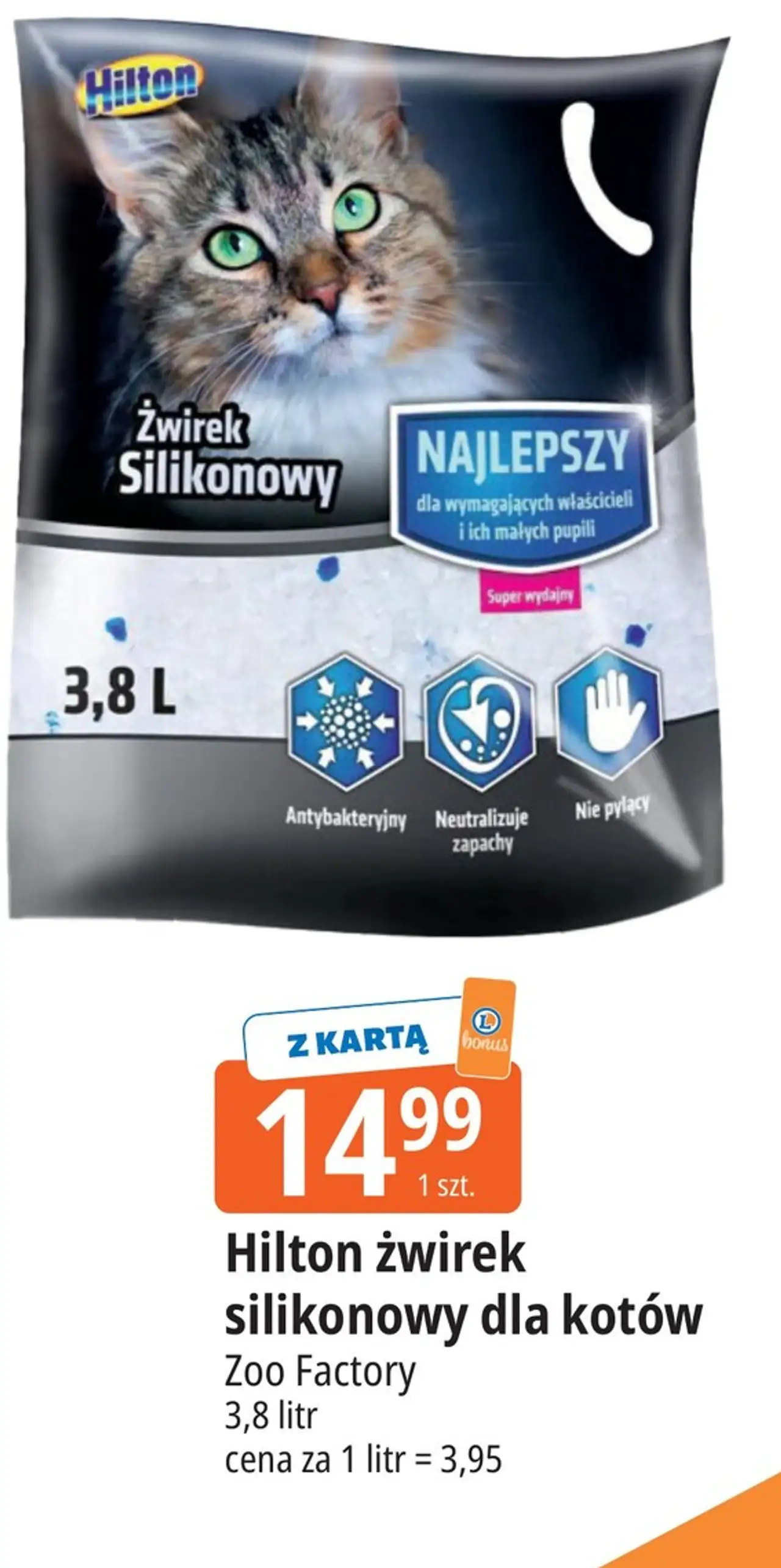 Hilton żwirek silikonowy dla kotów