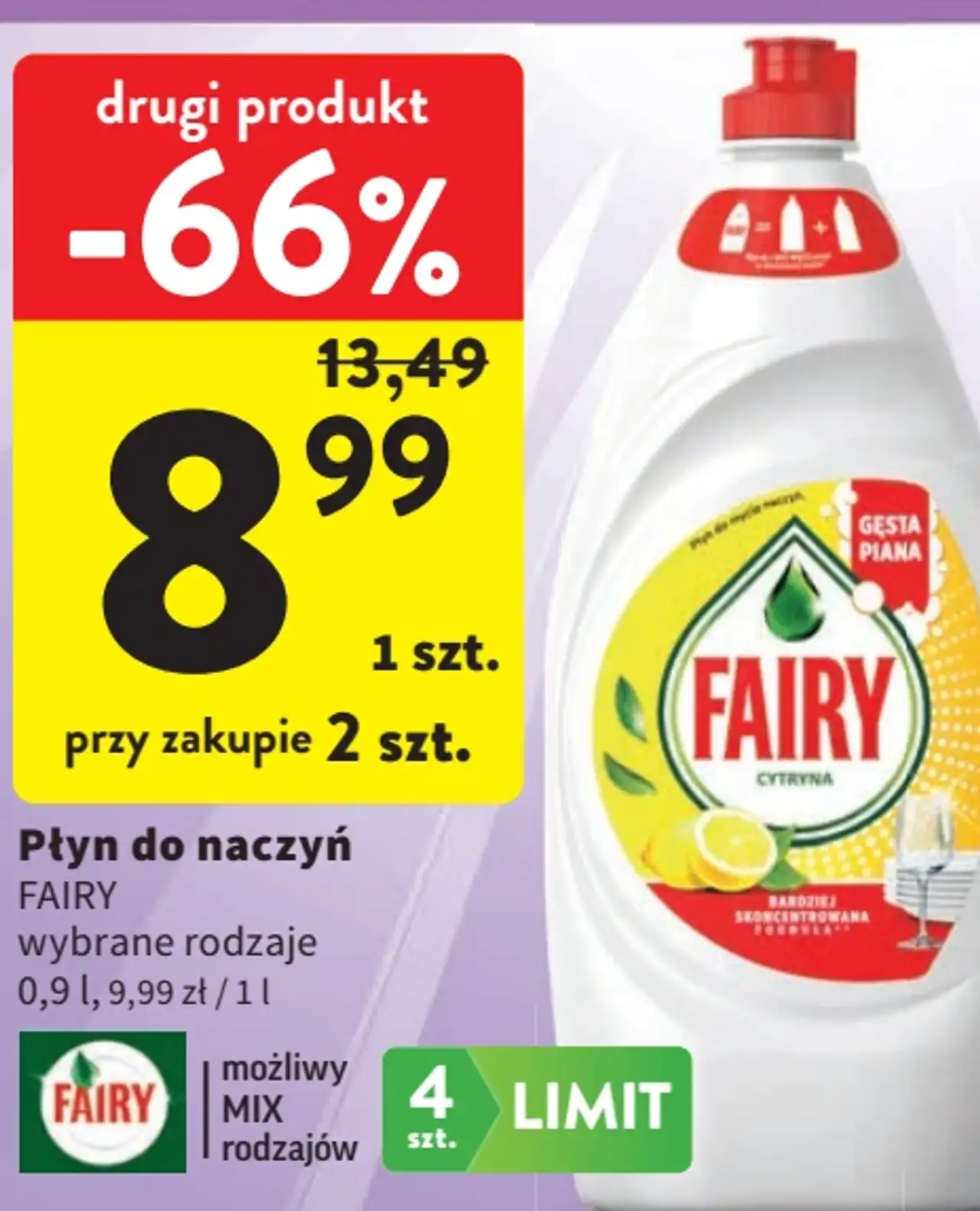 Płyn do naczyń Fairy