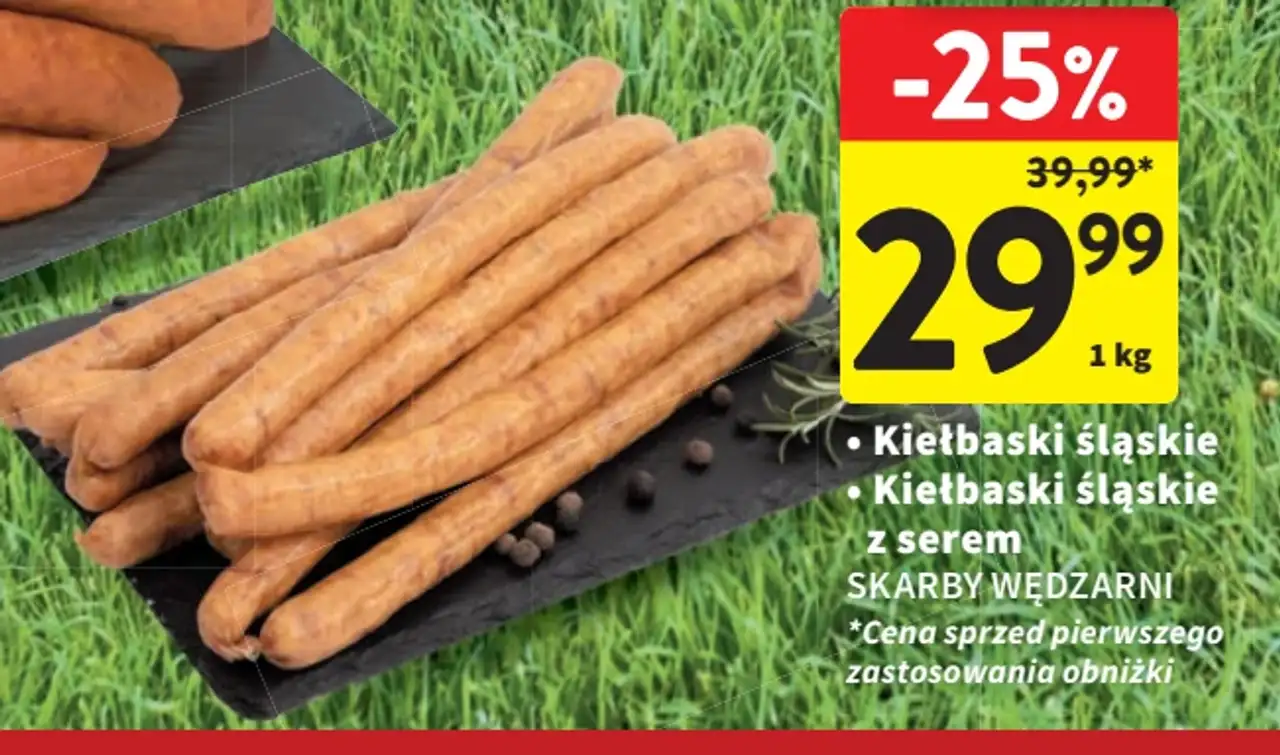 Kiełbaski śląskie / Kiełbaski śląskie z serem Skarby Wędzarza