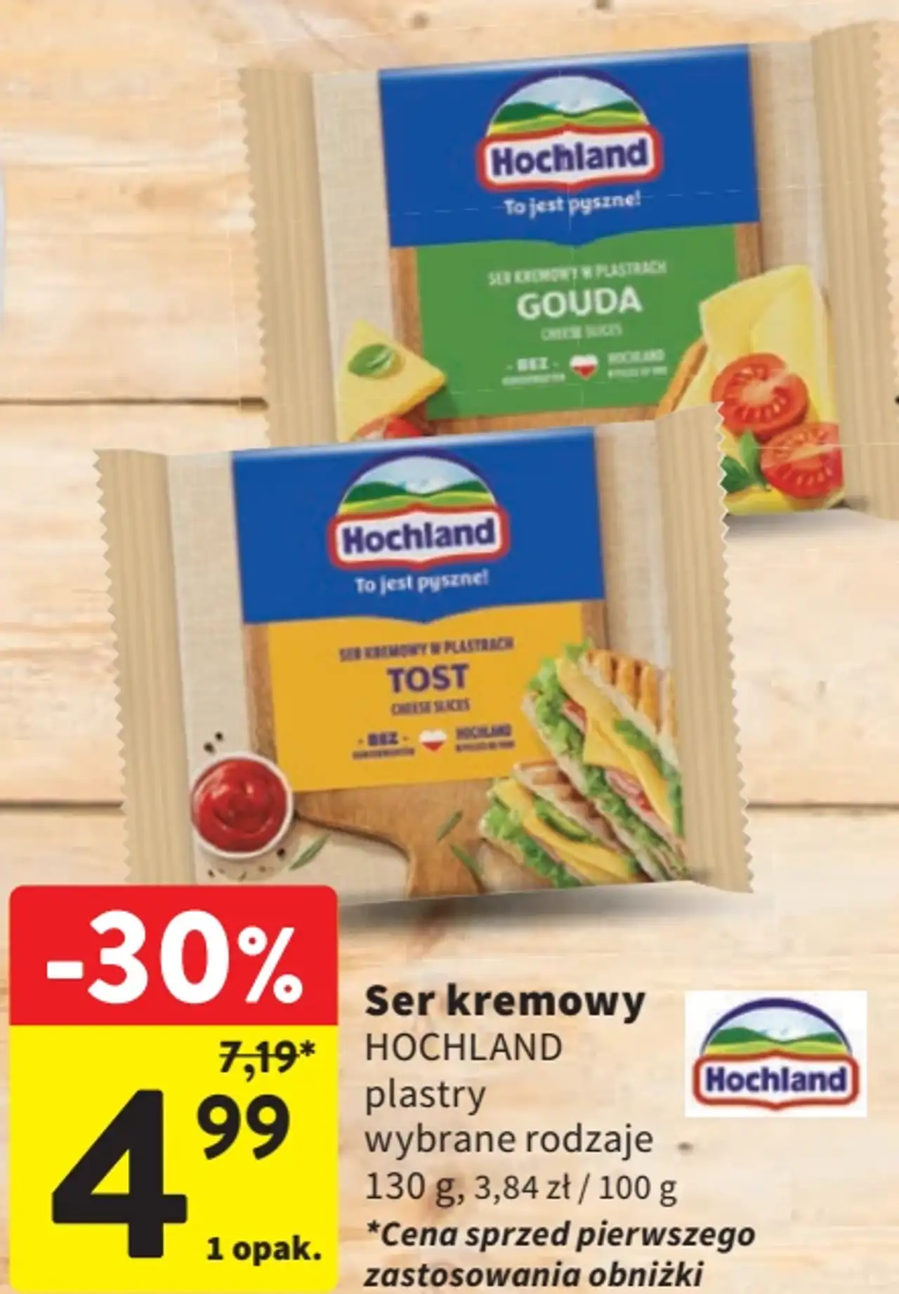Ser kremowy Hochland plastry