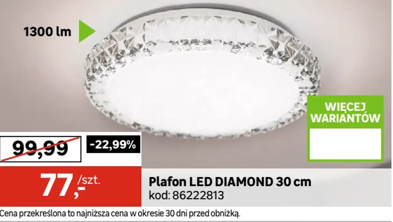 Plafon LED DIAMOND 30 cm