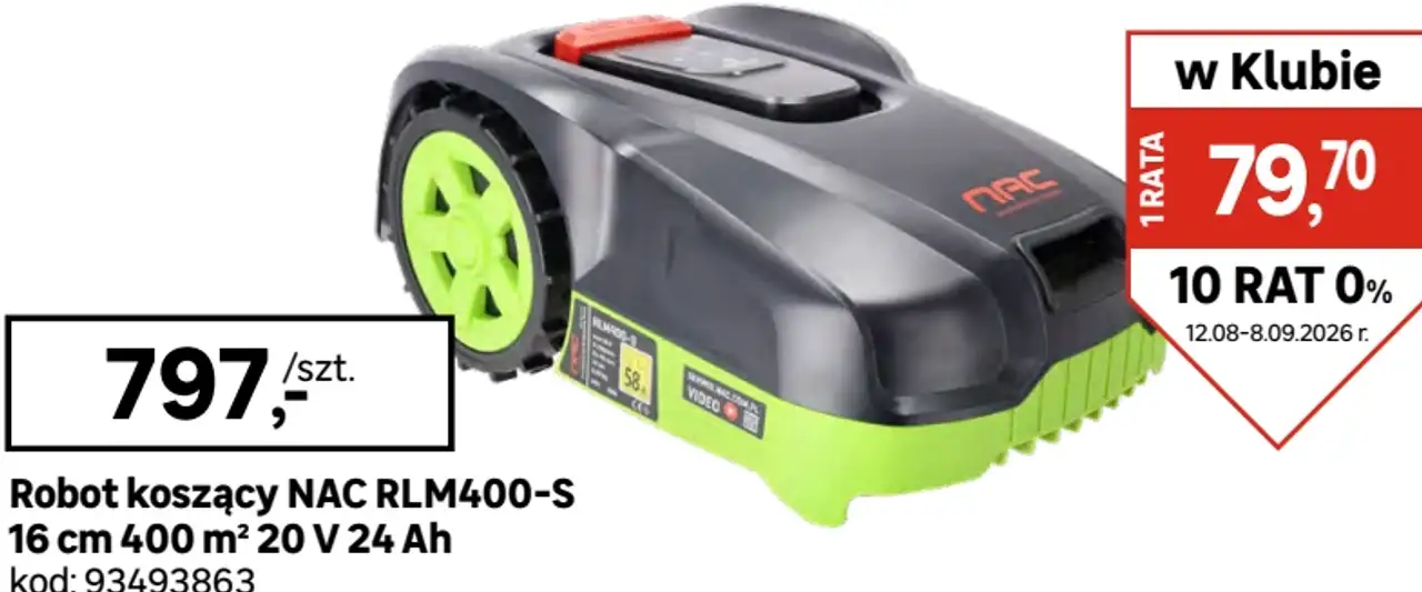 Robot koszący NAC RLM400-S
