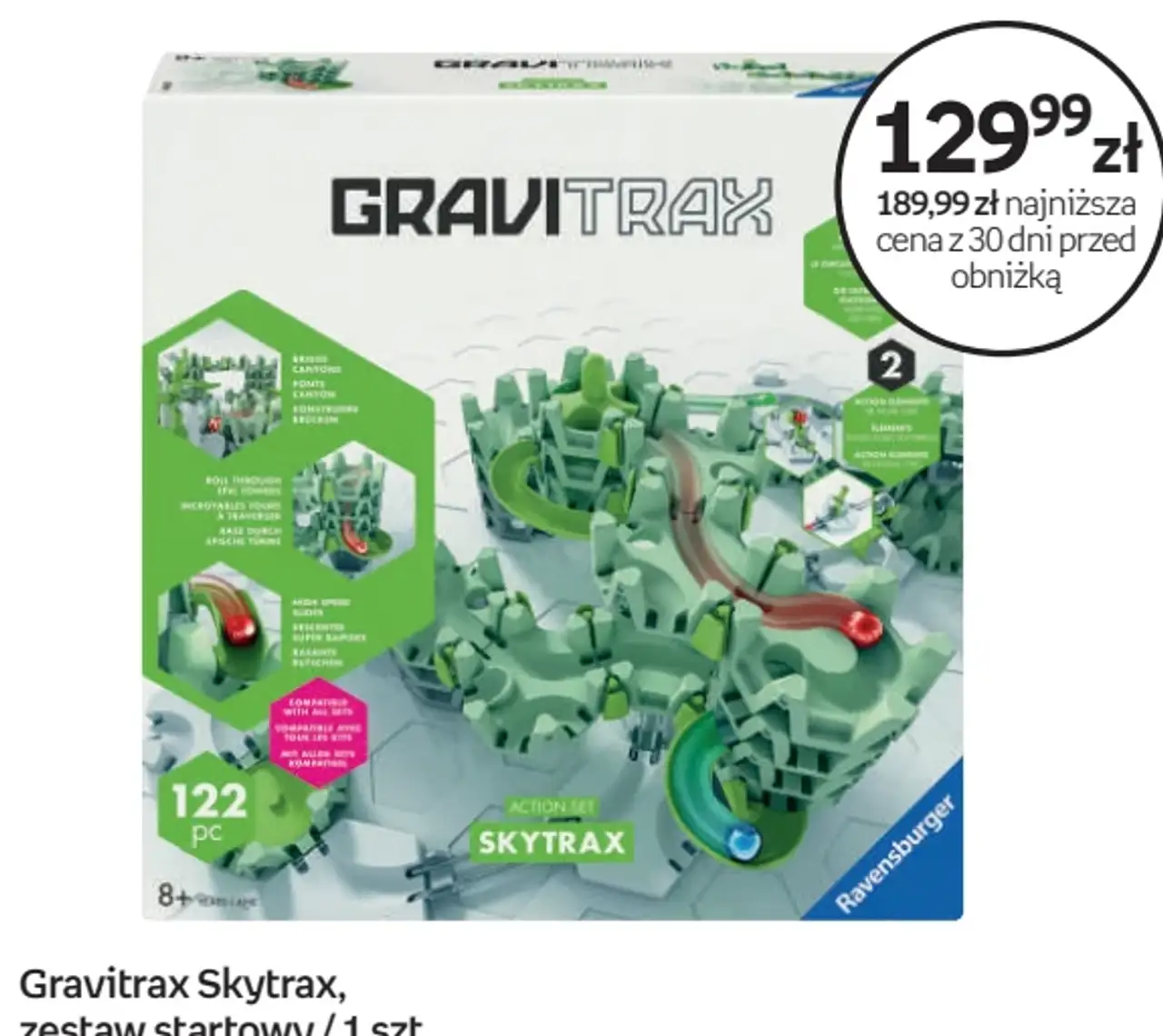 Gravitrax Skytrax, zestaw startowy
