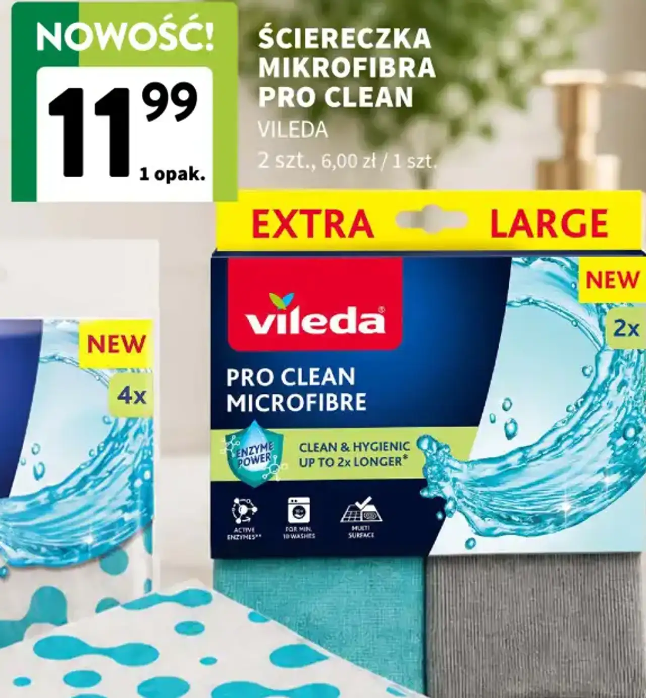 Ściereczka mikrofibra Pro Clean Vileda