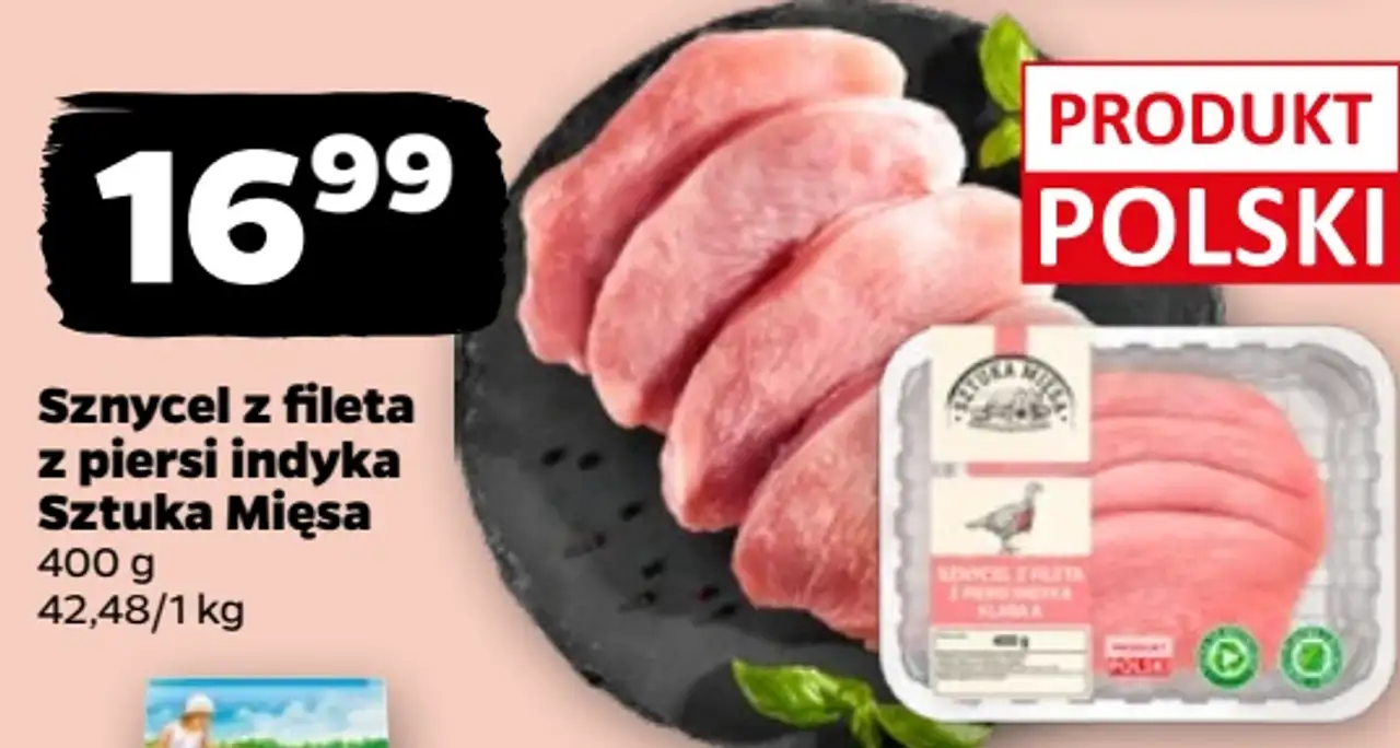 Sznycel z fileta z piersi indyka Sztuka Mięsa