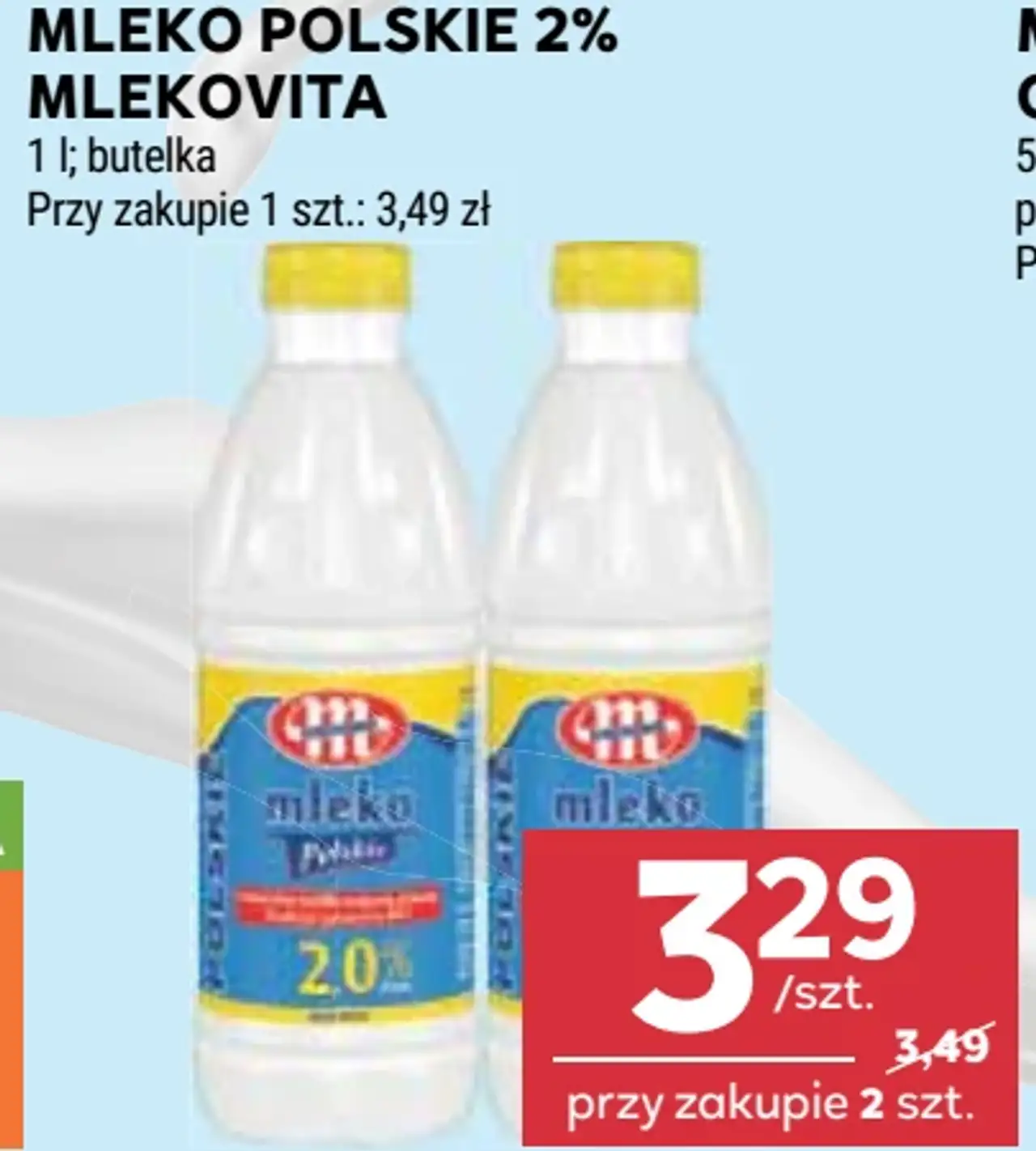 Mleko Polskie 2% Mlekovita