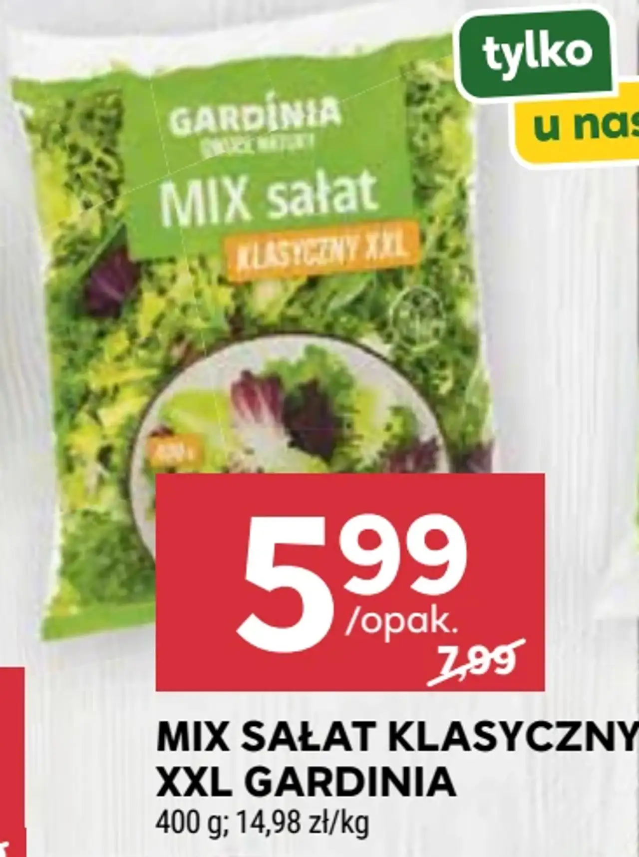 MIX SAŁAT KLASYCZNY XXL GARDINIA