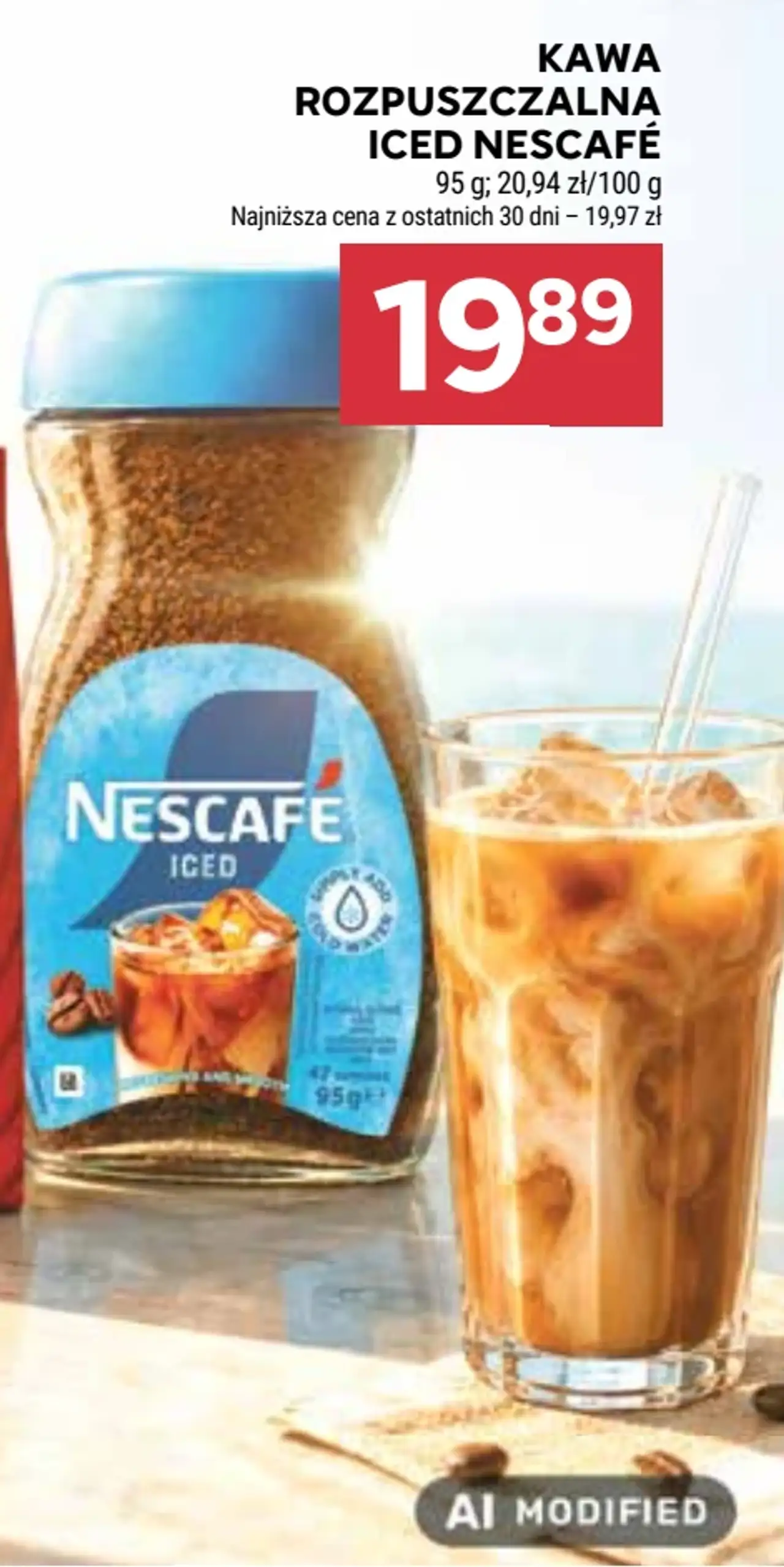 Kawa rozpuszczalna Iced Nescafé