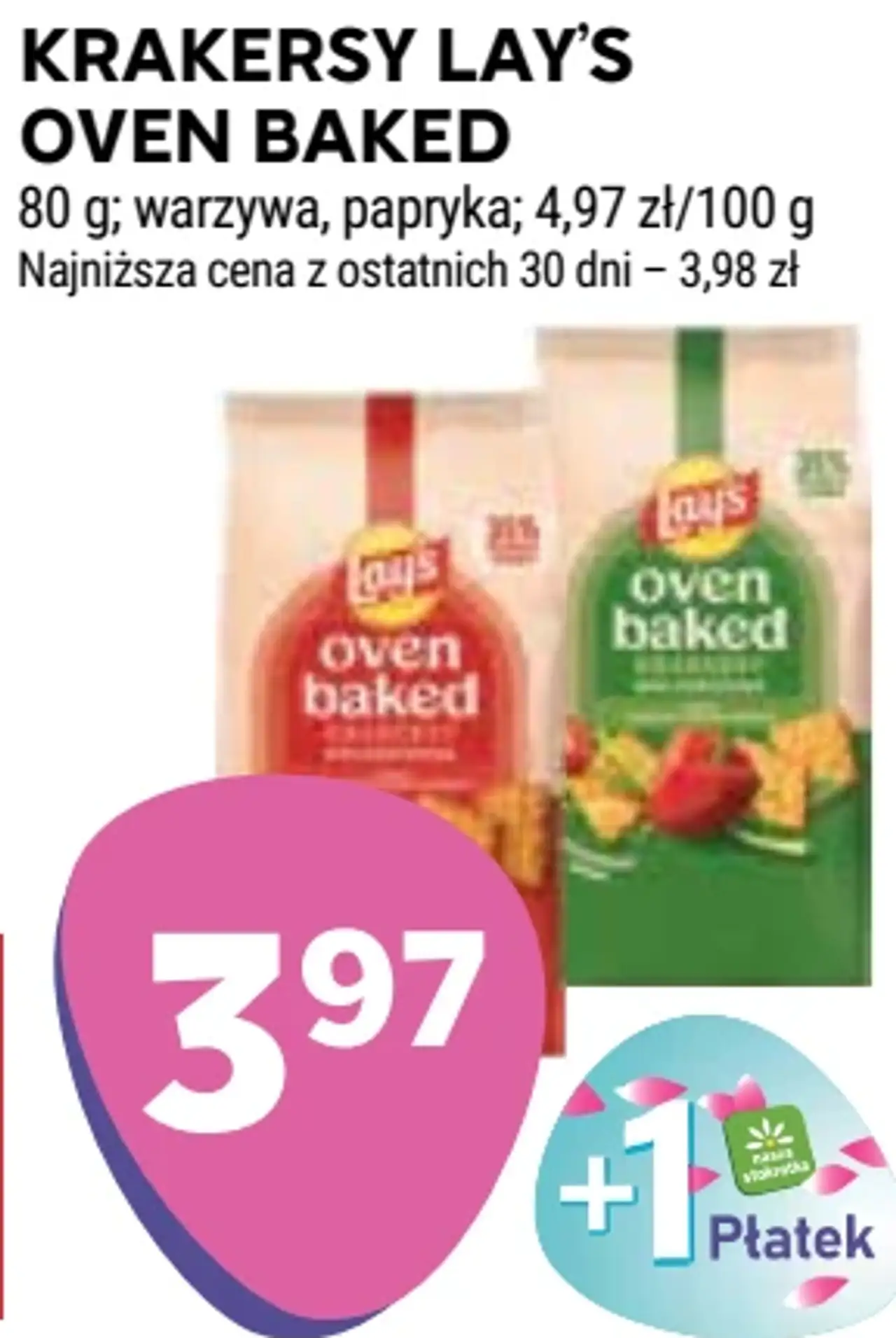 Krakersy Lay's Oven Baked
