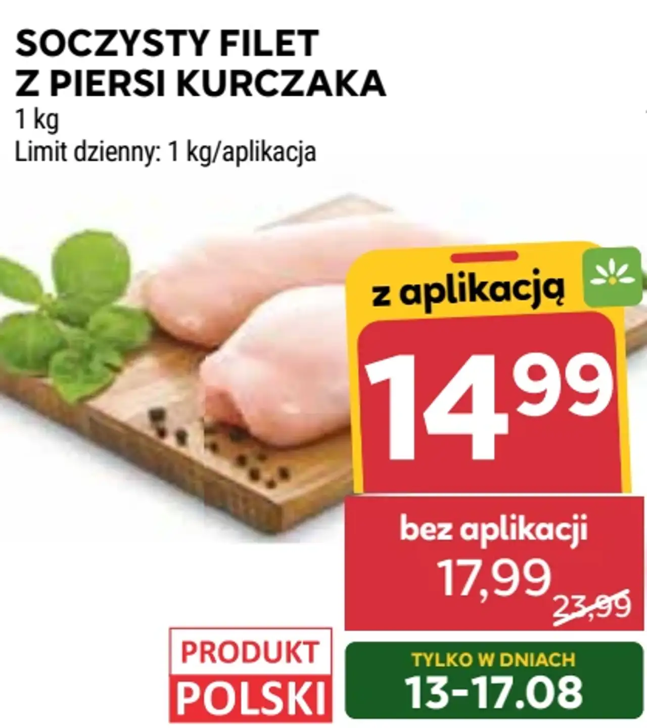 Soczysty filet z piersi kurczaka