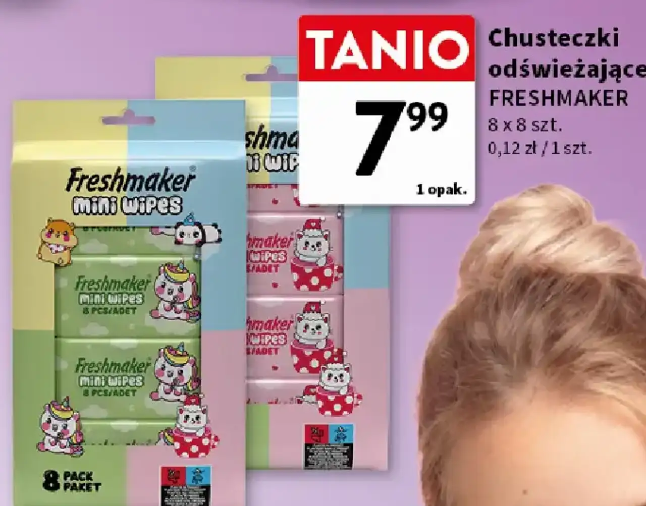 Chusteczki odświeżające FRESHMAKER