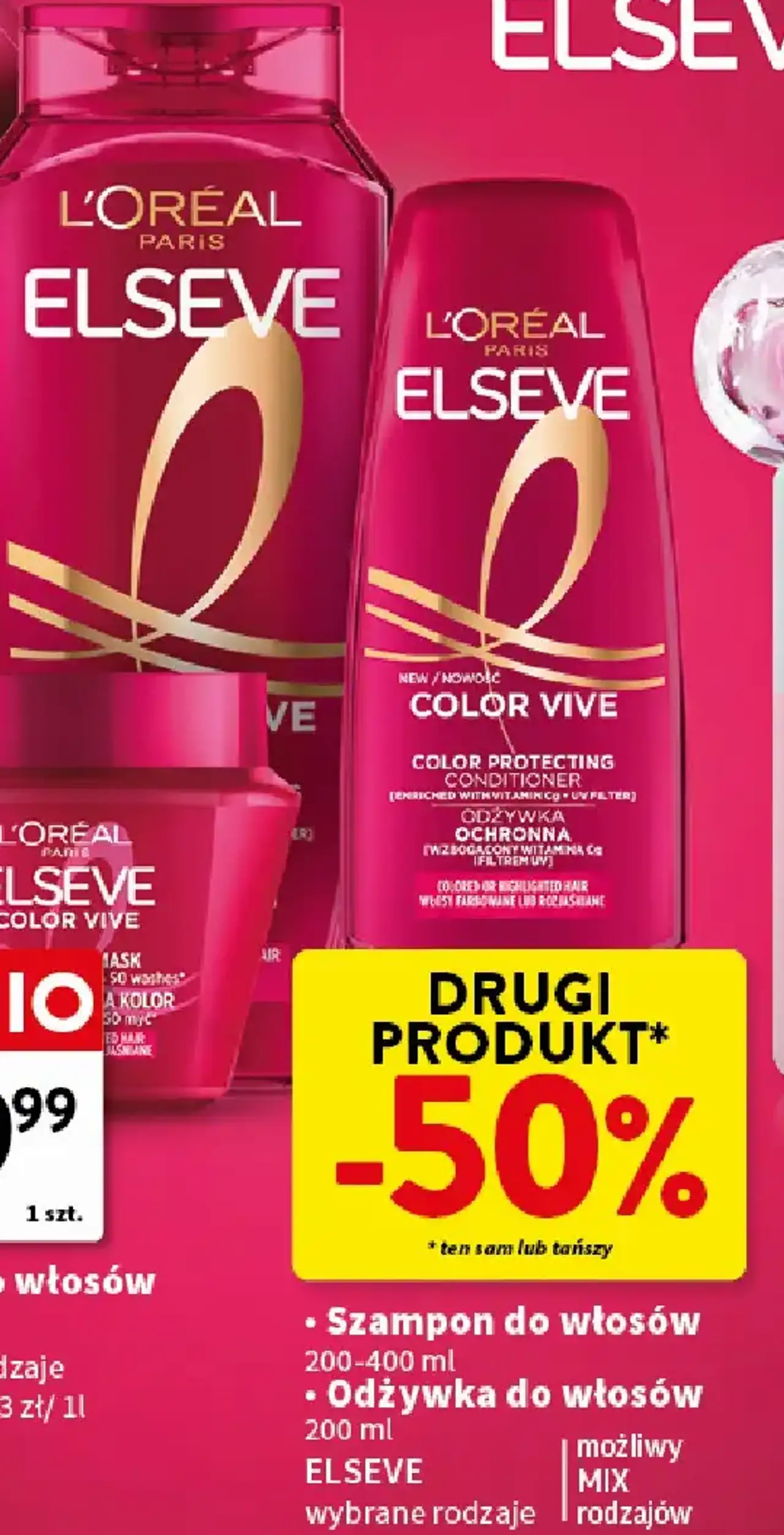 Szampon lub odżywka do włosów L'Oréal Paris Elseve