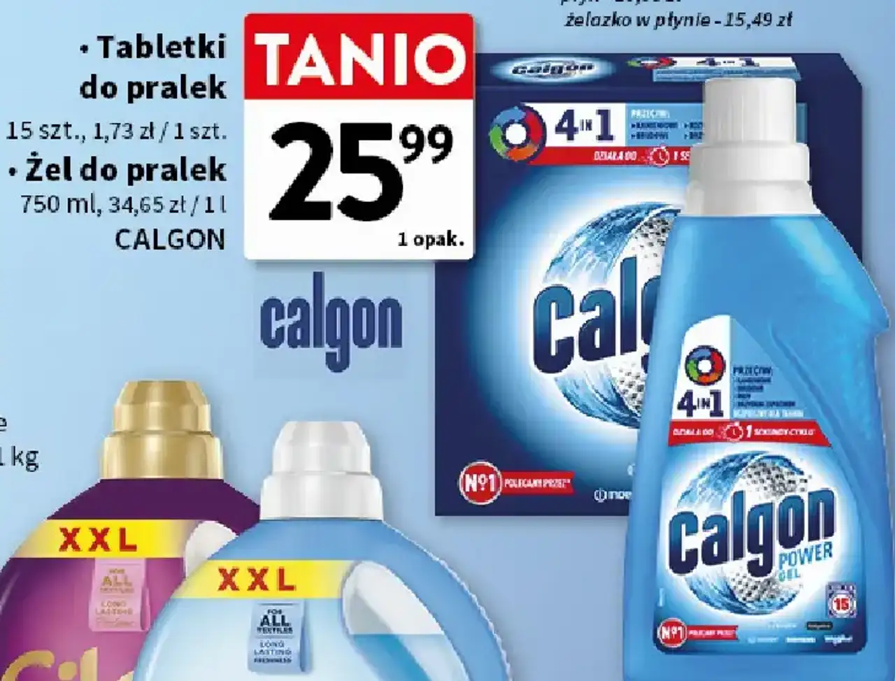 Tabletki do pralek / Żel do pralek CALGON