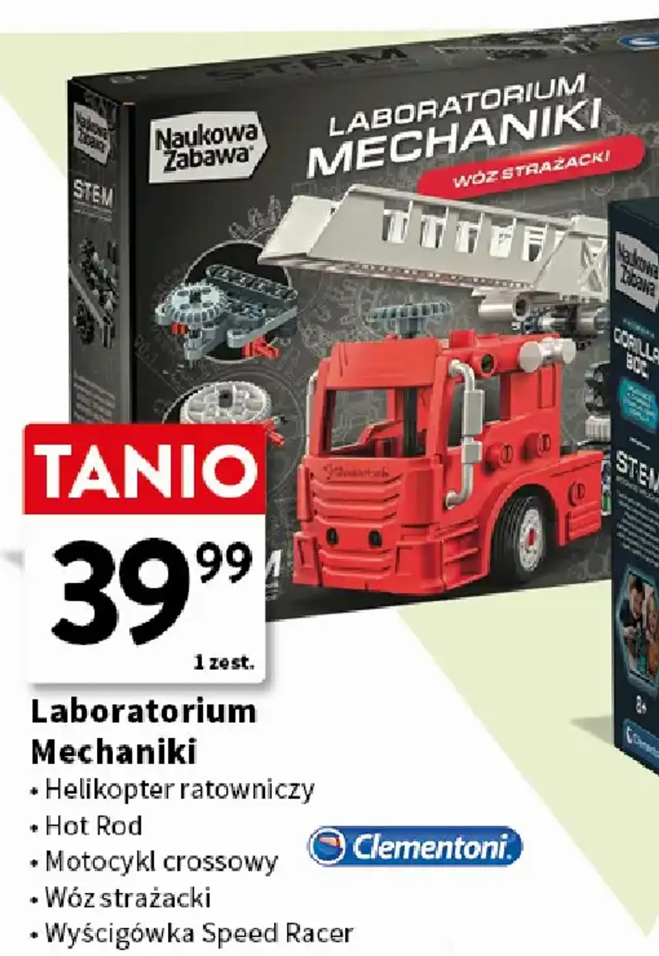 Laboratorium Mechaniki Clementoni Naukowa Zabawa