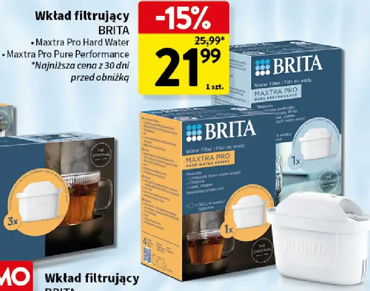 Wkład filtrujący BRITA Maxtra Pro (Hard Water / Pure Performance) 1 szt.