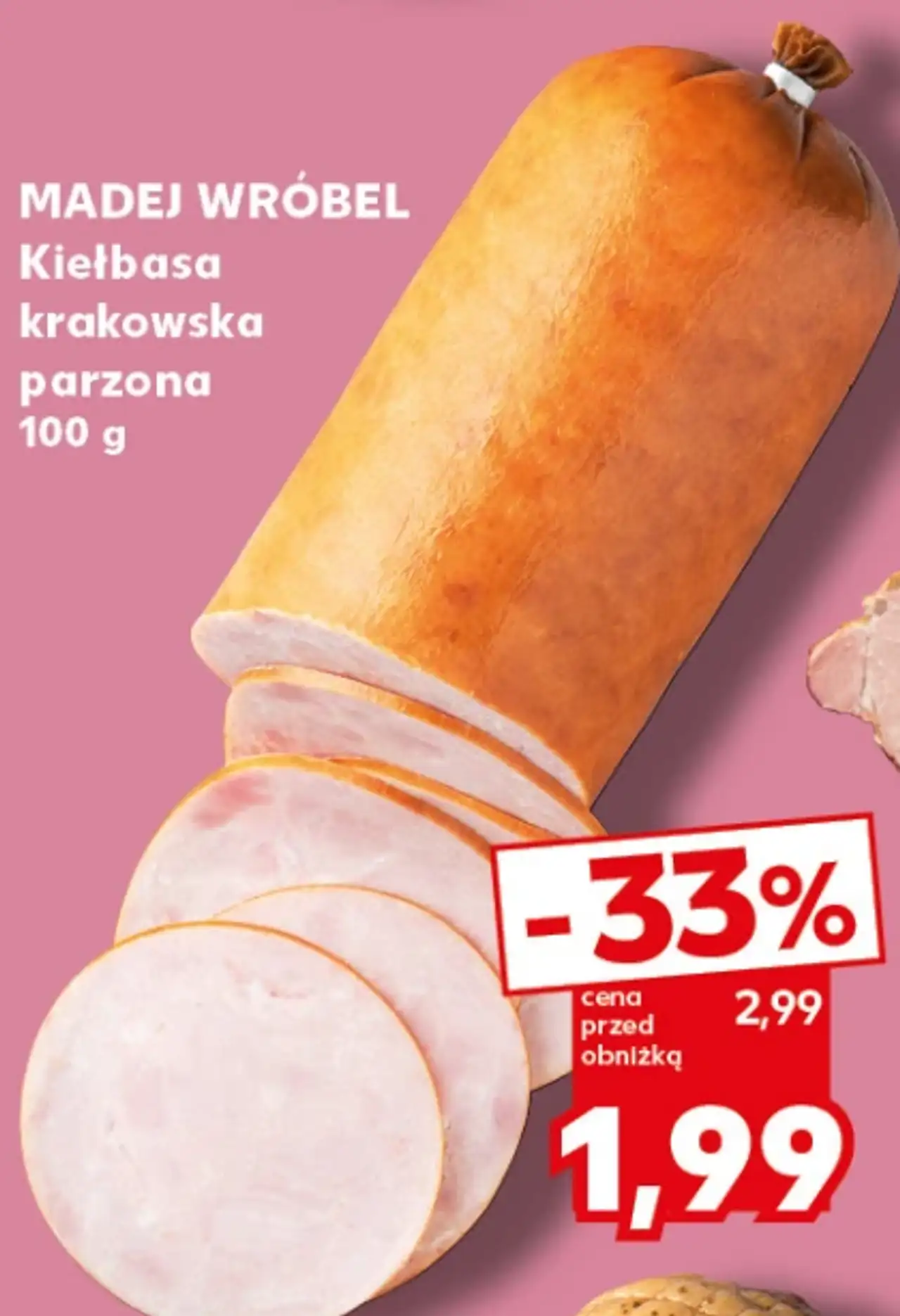 Madej Wróbel Kiełbasa krakowska parzona