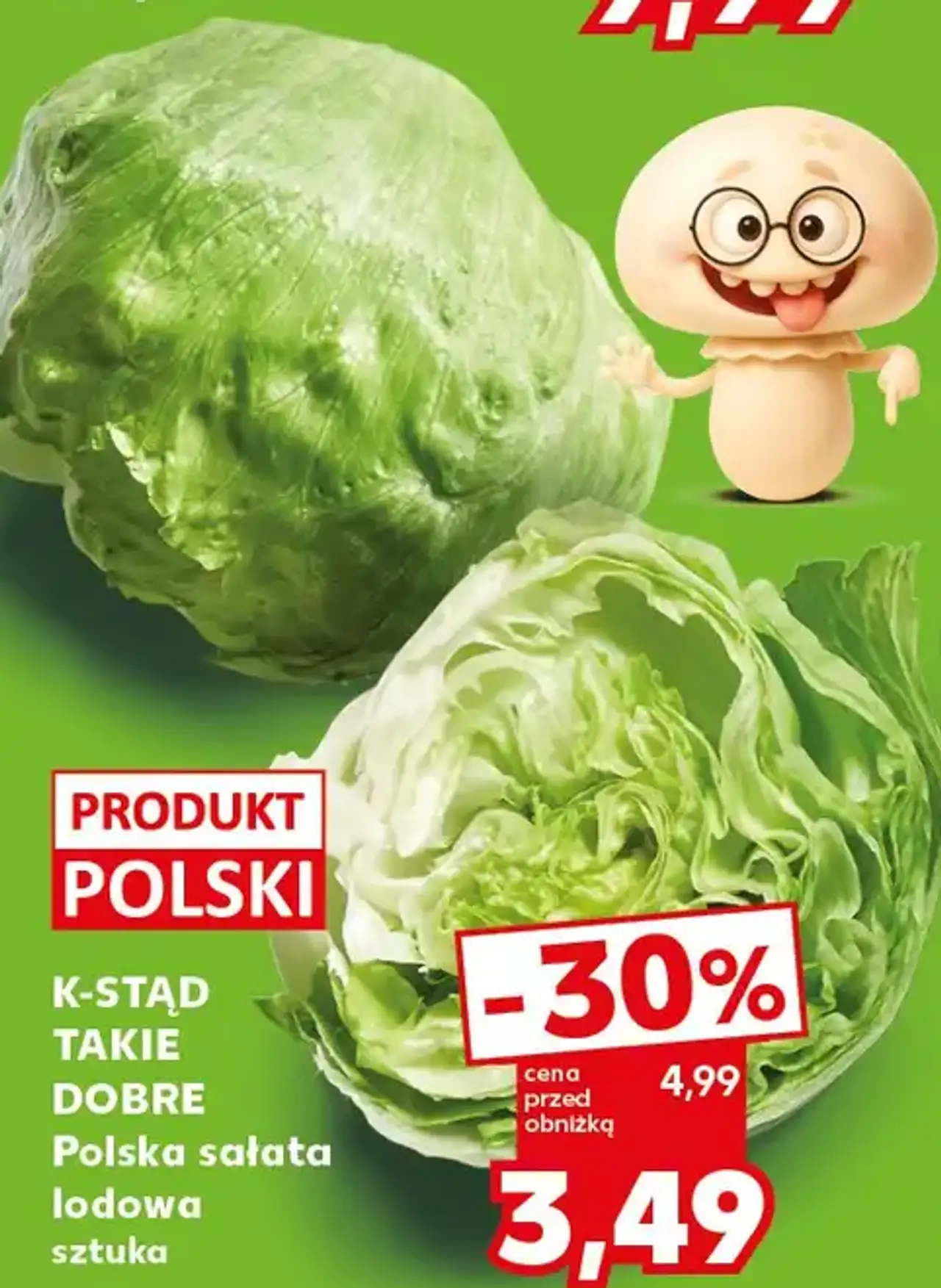 K-Stąd Takie Dobre Polska sałata lodowa sztuka