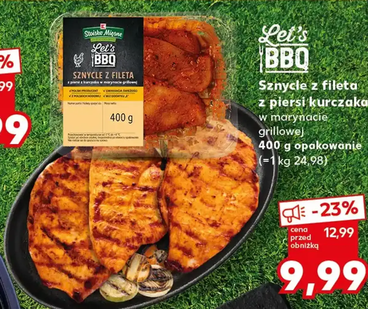 Let's BBQ Sznycle z fileta z piersi kurczaka w marynacie grillowej