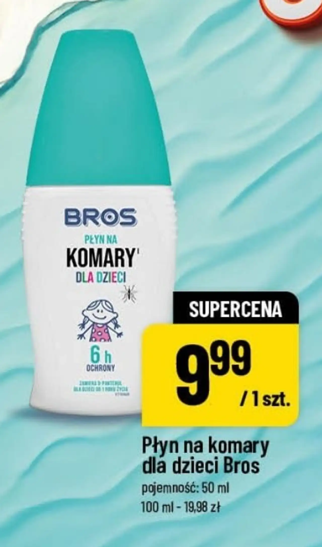 Płyn na komary dla dzieci Bros