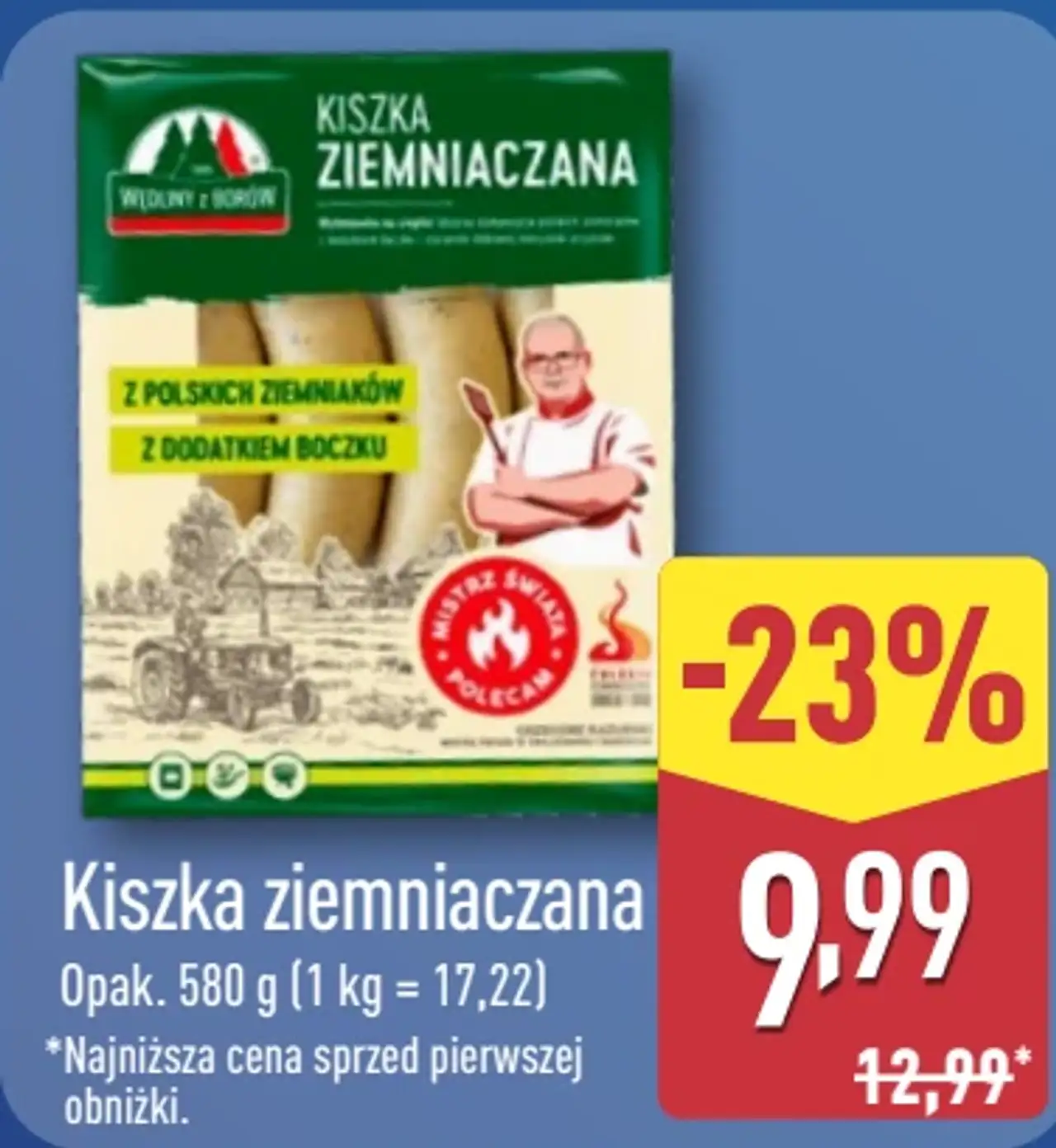 Wędliny z Borów Kiszka ziemniaczana