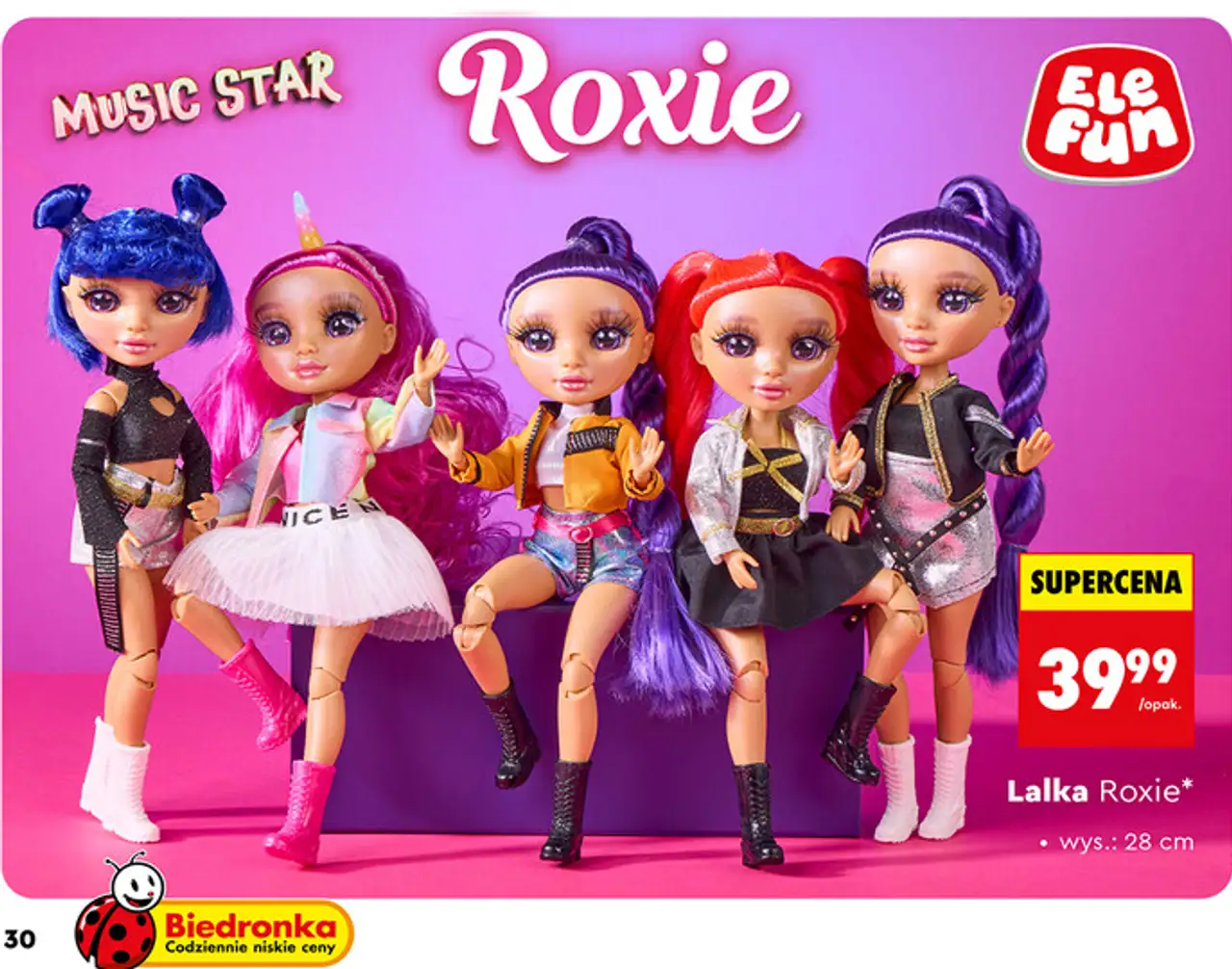 Lalka Roxie Music Star Elefun