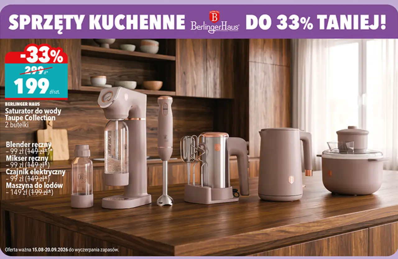 Saturator do wody Taupe Collection Berlinger Haus