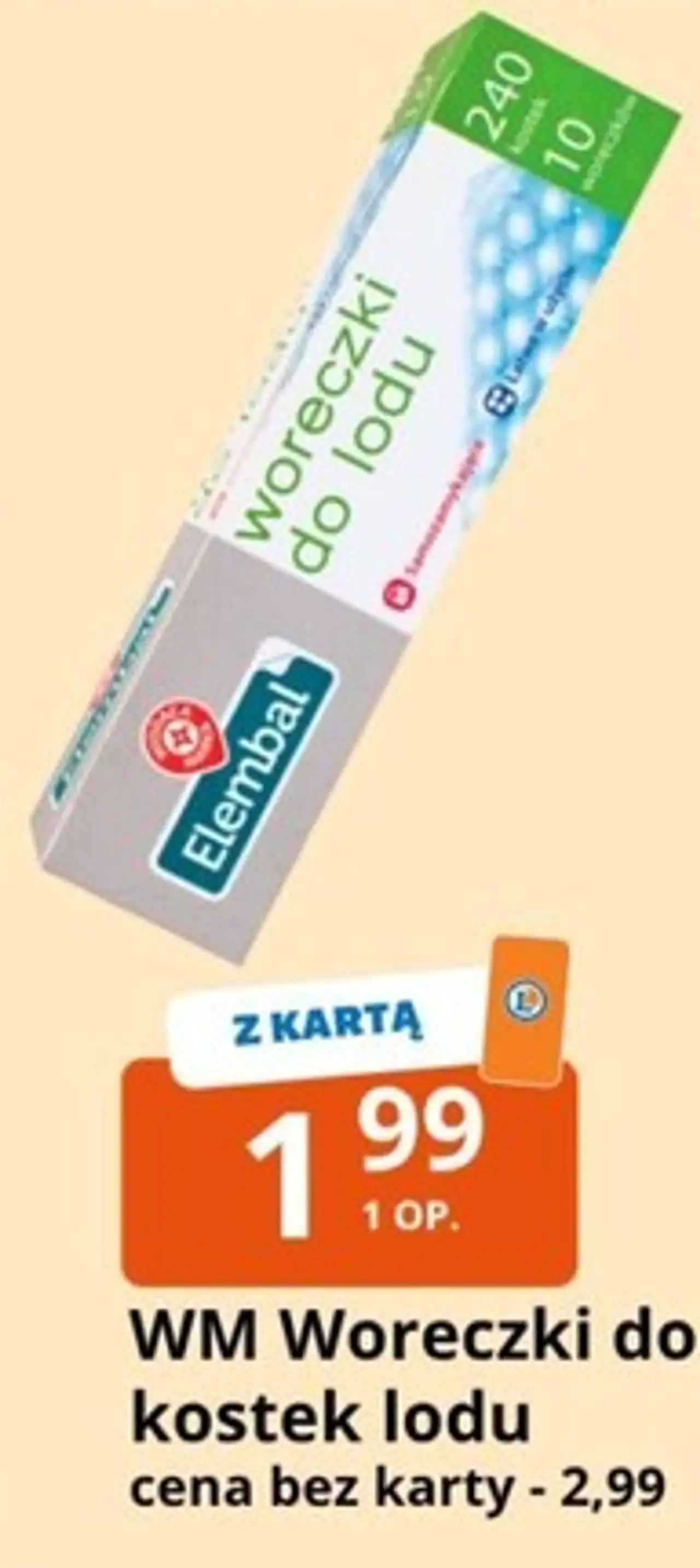 WM Woreczki do kostek lodu Elembal