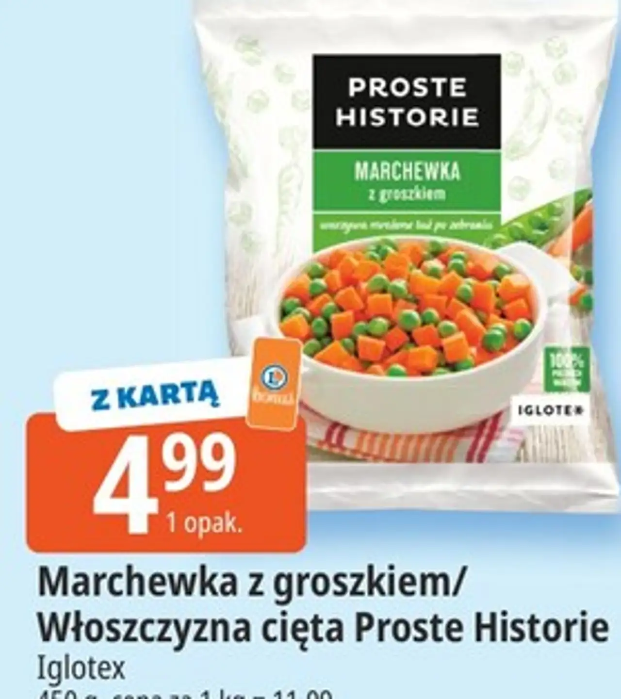 Marchewka z groszkiem/Włoszczyzna cięta Proste Historie